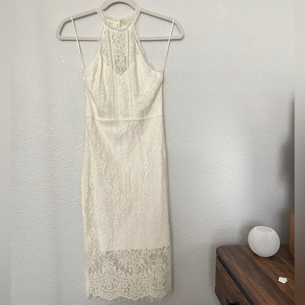 Brand New Express White Lace Dress